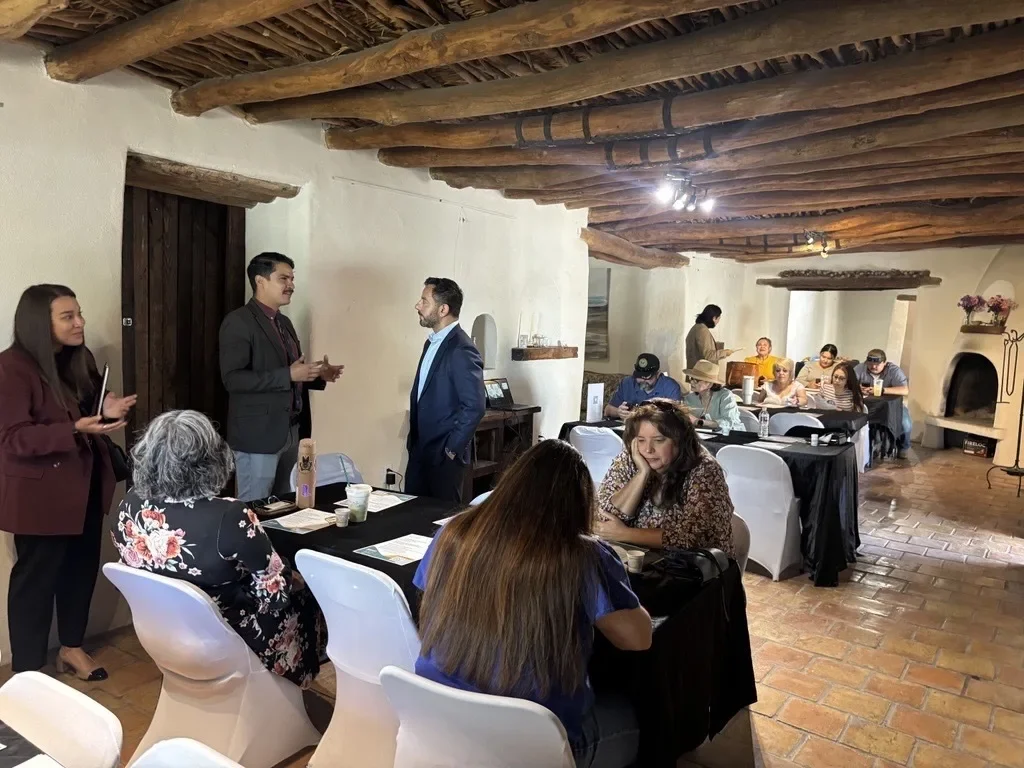 Participants sharing ideas during a workshop