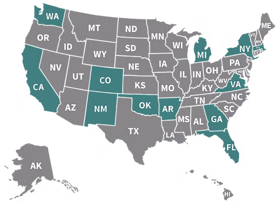 states Revby has worked in